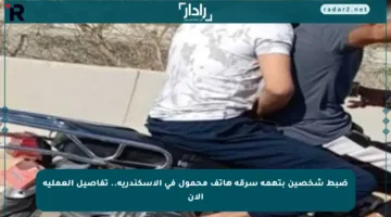 ضبط شخصين بتهمة سرقة هاتف محمول في الإسكندرية.. تفاصيل العملية الآن